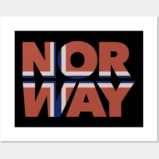 Norway - Flag Design Posters and Art